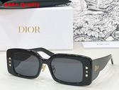 Dior LuckyCharms S1F Shiny Black Rectangular Sunglasses Replica