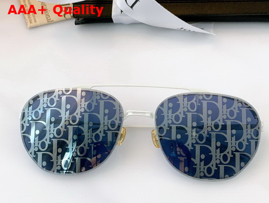 Dior Neodior Ru Silver Mirrored Pantos Sunglasses Replica