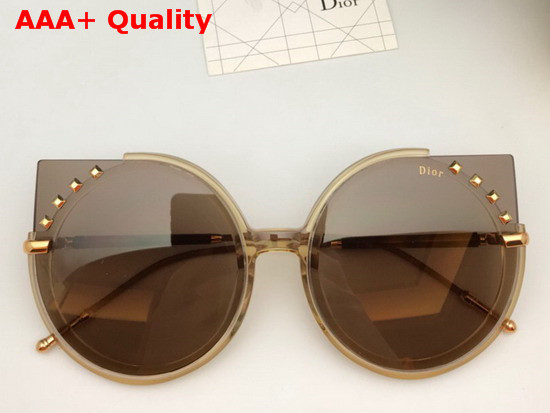 Dior Round Sunglasses Black Replica