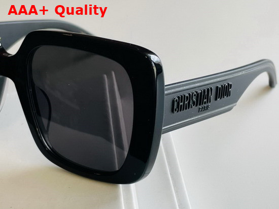 Dior Wildior S3U Black Rectangular Sunglasses Replica