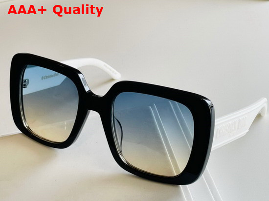 Dior Wildior S3U Black Rectangular Sunglasses Replica