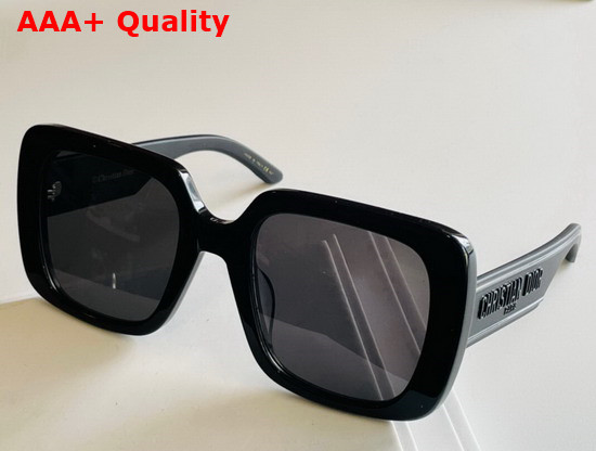 Dior Wildior S3U Black Rectangular Sunglasses Replica