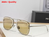 DiorBlackSuit A5U Gold Tone Pilot Sunglasses Replica