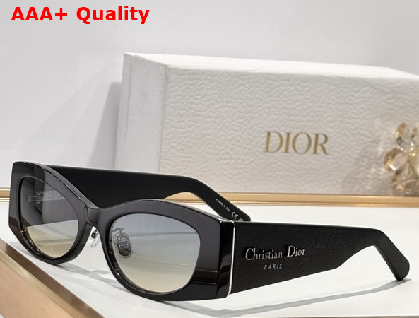 DiorOmbre S1F Black Rectangular Sunglasses Replica