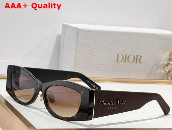 DiorOmbre S1F Black Rectangular Sunglasses Replica