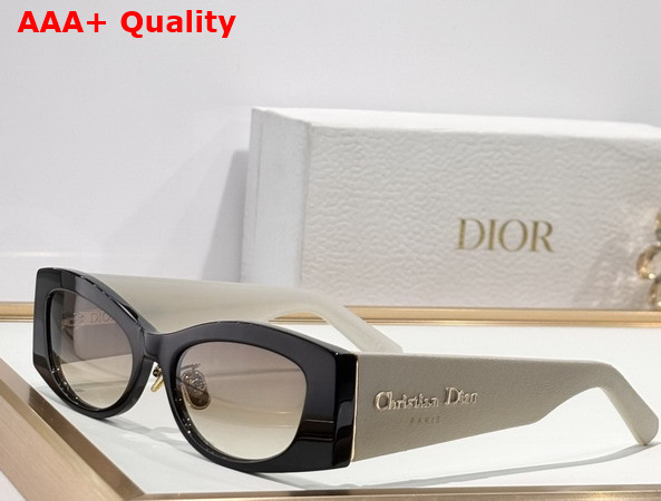DiorOmbre S1F Black Rectangular Sunglasses Replica