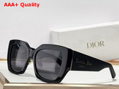 DiorOmbre S2F Black Square Sunglasses Replica