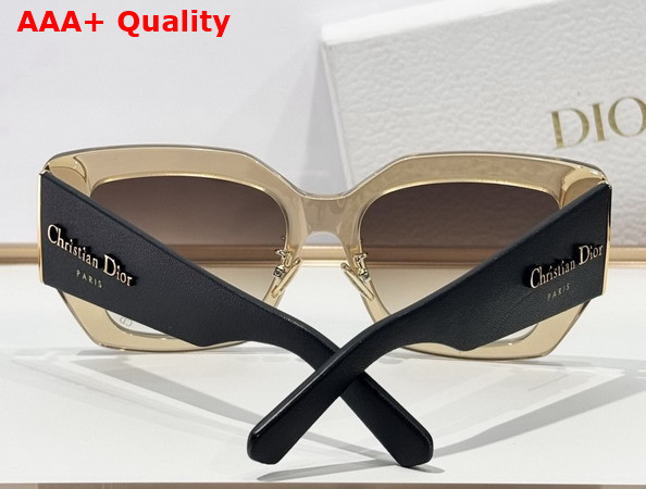 DiorOmbre S2F Black Square Sunglasses Replica