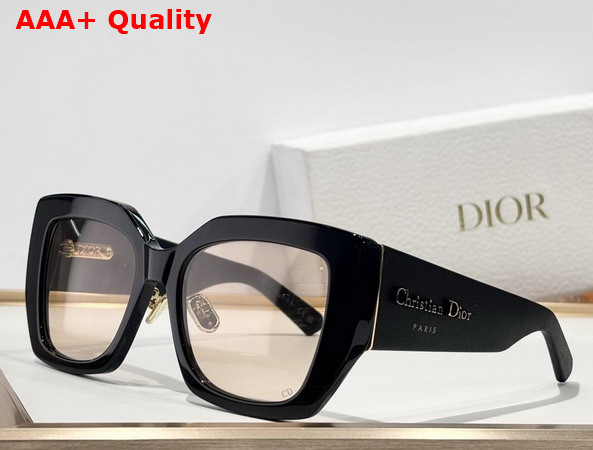 DiorOmbre S2F Black Square Sunglasses Replica