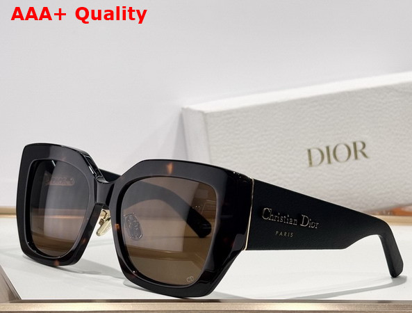 DiorOmbre S2F Black Square Sunglasses Replica
