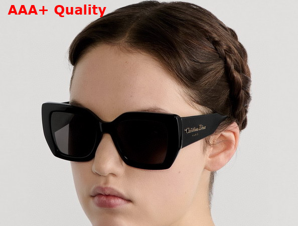 DiorOmbre S2F Black Square Sunglasses Replica