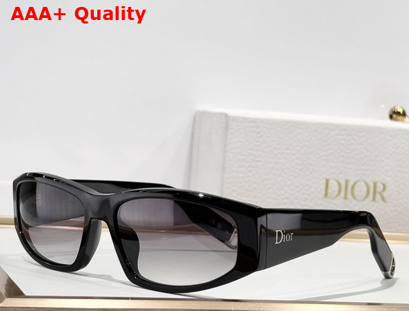 DiorSymbol S1I Transparent Gray Rectangular Sunglasses Replica
