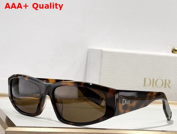 DiorSymbol S1I Transparent Gray Rectangular Sunglasses Replica