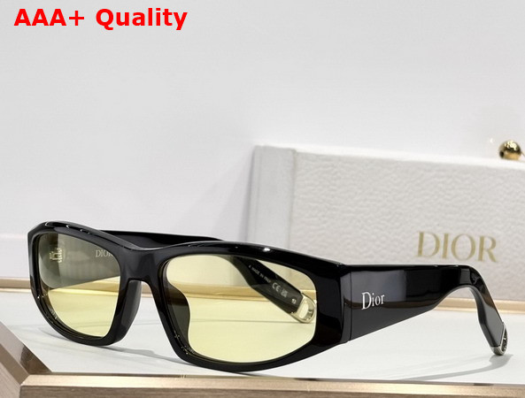 DiorSymbol S1I Transparent Gray Rectangular Sunglasses Replica