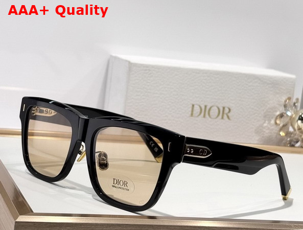 DiorTailoring S1F Black Square Sunglasses Replica