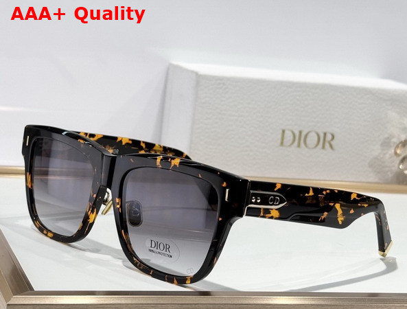 DiorTailoring S1F Black Square Sunglasses Replica