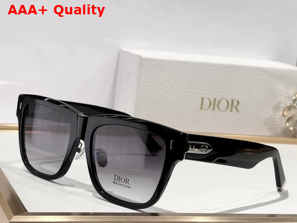 DiorTailoring S1F Black Square Sunglasses Replica