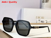 DiorTreasure S1F Black Square Sunglasses Replica