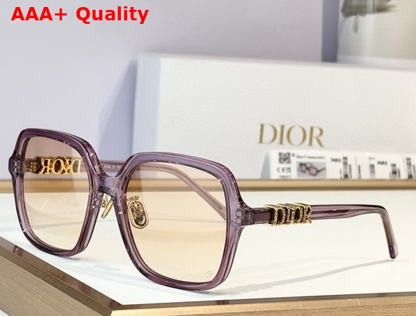 DiorTreasure S1F Black Square Sunglasses Replica