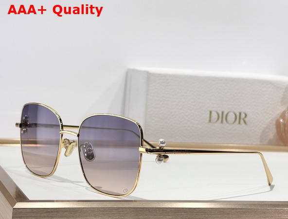 DiorTribales S1U Brown to Indigo Gradient Square Sunglasses Replica