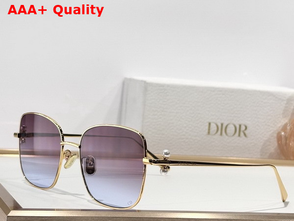 DiorTribales S1U Brown to Indigo Gradient Square Sunglasses Replica