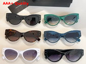 Dolce Gabbana DG Logo Plaque Sunglasses Black Replica