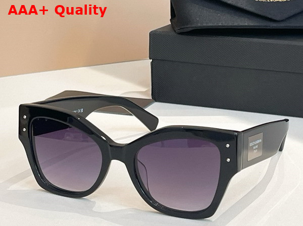 Dolce Gabbana DG Logo Plaque Sunglasses Havana Replica