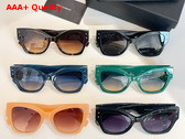 Dolce Gabbana DG Logo Plaque Sunglasses Havana Replica