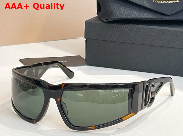 Dolce Gabbana Shield Sunglasses in White Replica