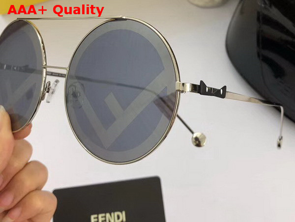 Fendi Round Frame Metal Sunglasses Replica