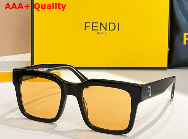 Fenid Square Sunglasses Havana Acetate Replica