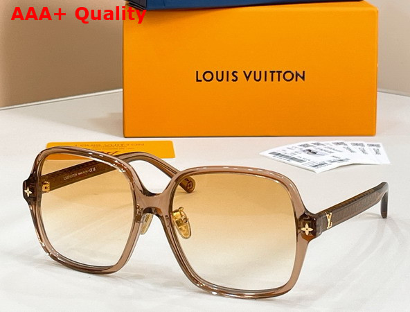 LV Aura Square Sunglasses in Anthracite Z3044E Replica