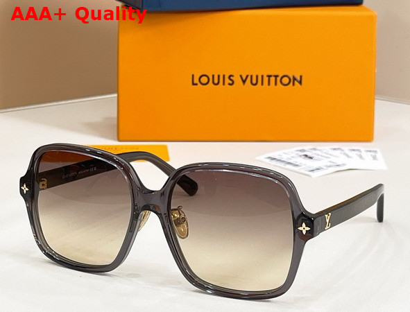 LV Aura Square Sunglasses in Anthracite Z3044E Replica