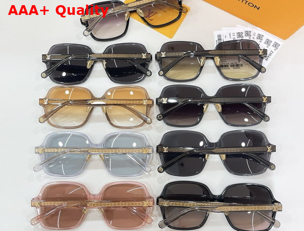 LV Aura Square Sunglasses in Anthracite Z3044E Replica