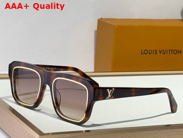LV Legacy Square Large Sunglasses Black Frame in Japanese Acetate Z2505W Replica