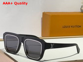 LV Legacy Square Large Sunglasses Black Frame in Japanese Acetate Z2505W Replica