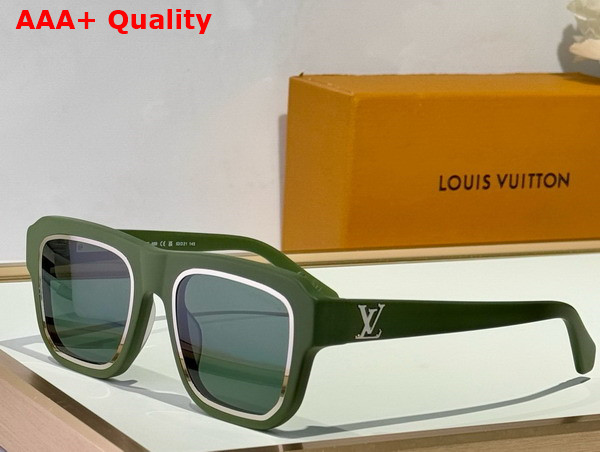 LV Legacy Square Large Sunglasses Black Frame in Japanese Acetate Z2505W Replica