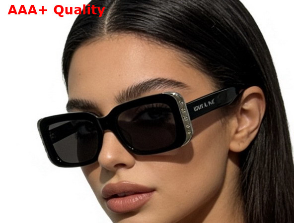 LV Moon Square Sunglasses in Black Z1664W Replica