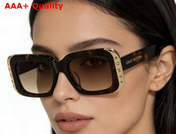 LV Moon Square Sunglasses in Black Z1664W Replica