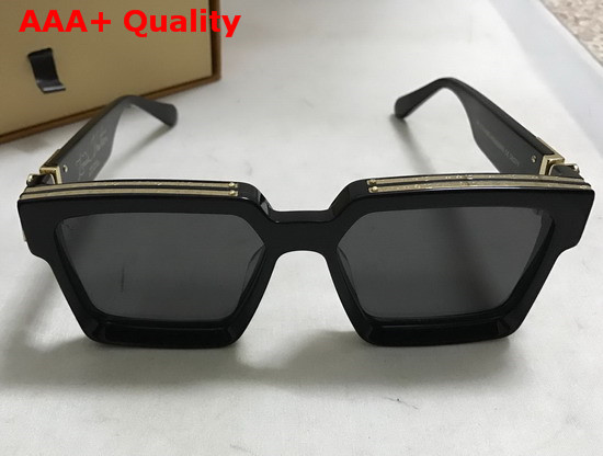 Louis Vuitton 11 Millionaires Sunglasses Full Black Lenses Z1165E Replica