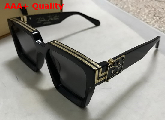 Louis Vuitton 11 Millionaires Sunglasses Full Black Lenses Z1165E Replica