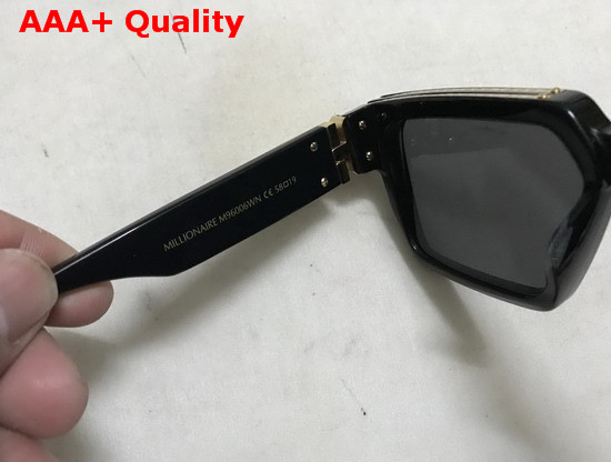 Louis Vuitton 11 Millionaires Sunglasses Full Black Lenses Z1165E Replica