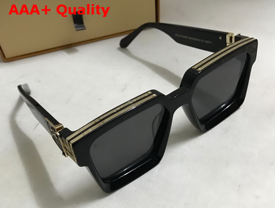 Louis Vuitton 11 Millionaires Sunglasses Full Black Lenses Z1165E Replica