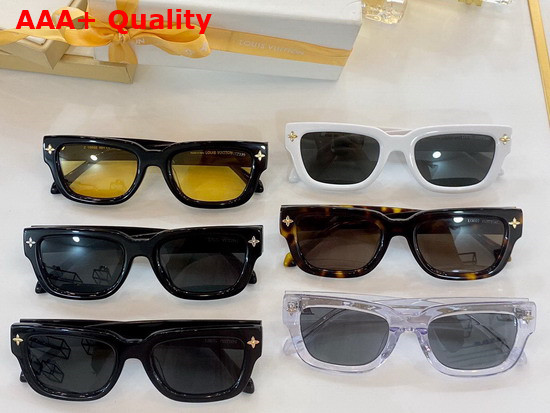 Louis Vuitton Airspeed Sunglasses Black Acetate Frame Z1505E Replica