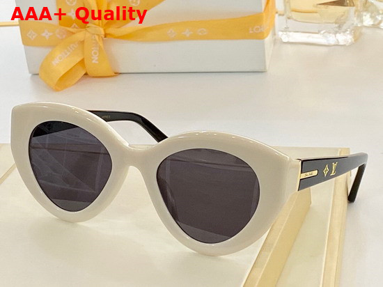 Louis Vuitton Cat Eye Sunglasses with Flower Details Replica