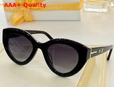 Louis Vuitton Cat Eye Sunglasses with Flower Details Replica