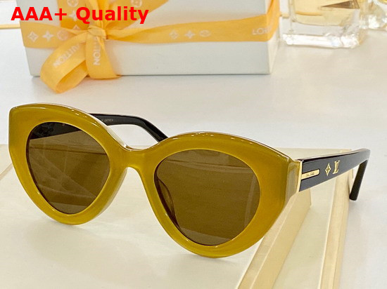 Louis Vuitton Cat Eye Sunglasses with Flower Details Replica