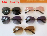 Louis Vuitton Frameless Fashion Sunglasses Pink Replica