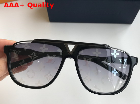 Louis Vuitton Mascot Sunglasses Black Acetate and Silver Metal Replica