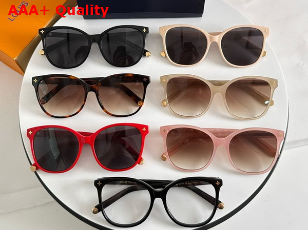 Louis Vuitton My Monogram Light Cat Eye Sunglasses in Black Z1657E Replica